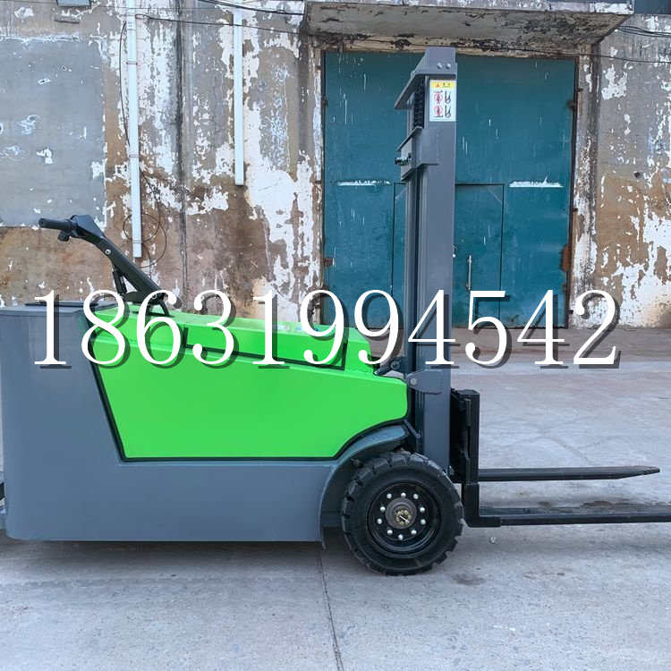 东兰县小型电动叉车1吨2吨步行站驾式电瓶堆高充电装卸车液压升降车铲车